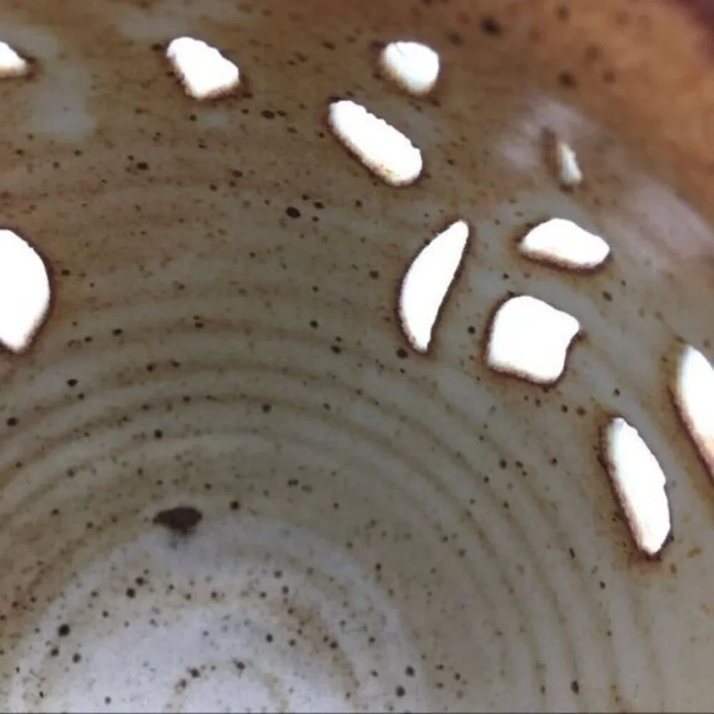 Featherbed Mountain Art Pottery Vintage Stoneware Vase Luminary Botanical Signed